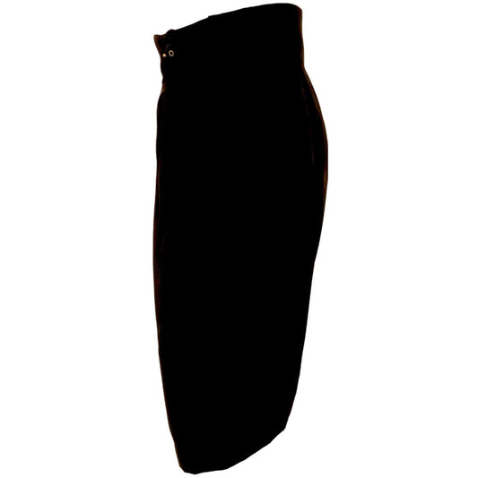 Knee-Length Skirts Chantal Thomass High-waisted Belted Pencil Skirt Black