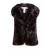 Coats & Jackets Comme des Garçons Faux Fur Vest - Brown 20th Century Black