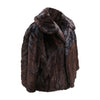 Coats & Jackets Comme Des Garçons Faux Mink Jacket - Brown Short Fur Dark Slate Gray