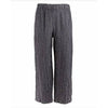 Pants Comme des Garçons Wide Leg Pants - Navy Pinstripe Wool Dark Slate Gray