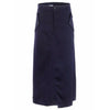 Skirts Comme Des Garçons Asymmetric Skirt - Navy Wool Maxi Dark Slate Gray