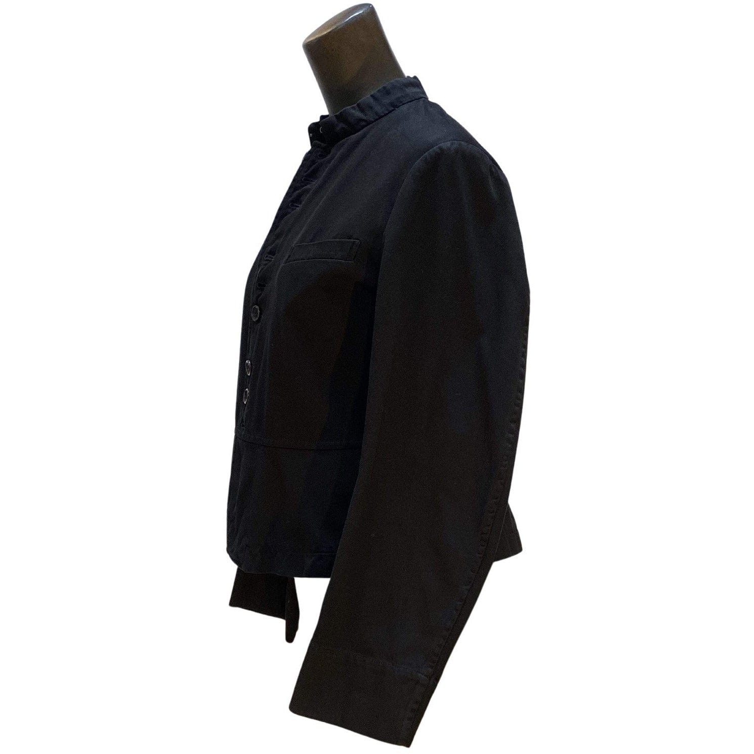 Comme des Garçons Buttoned Coat Black