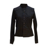 Womens Jackets + Coats Comme des Garçons Buttoned Coat - Black Cotton Flared Black