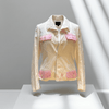 Womens Jackets + Coats Comme des Garçons Jacket - Cream Corduroy Velvet Dark Gray