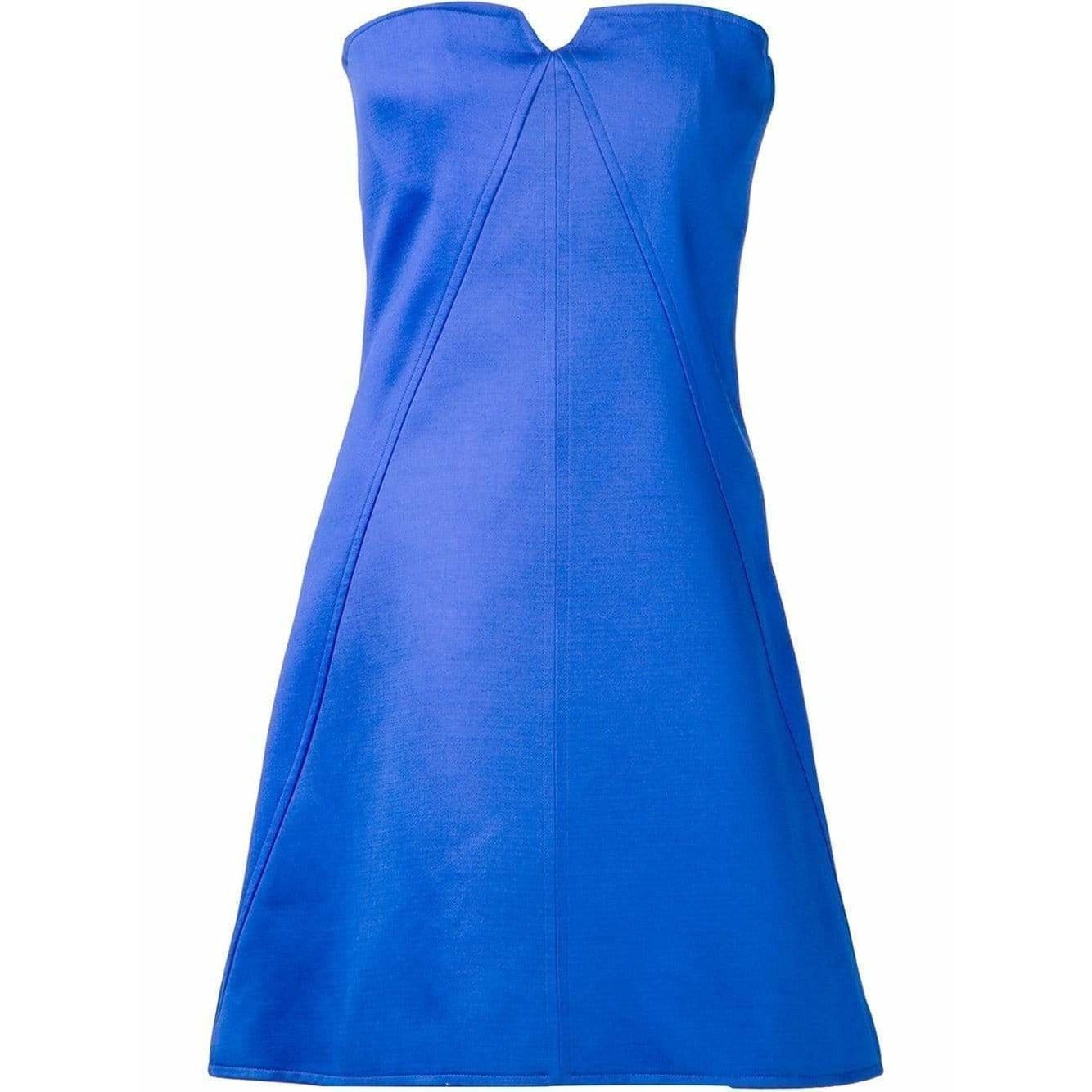 Dresses Courreges Strapless Dress Royal Blue