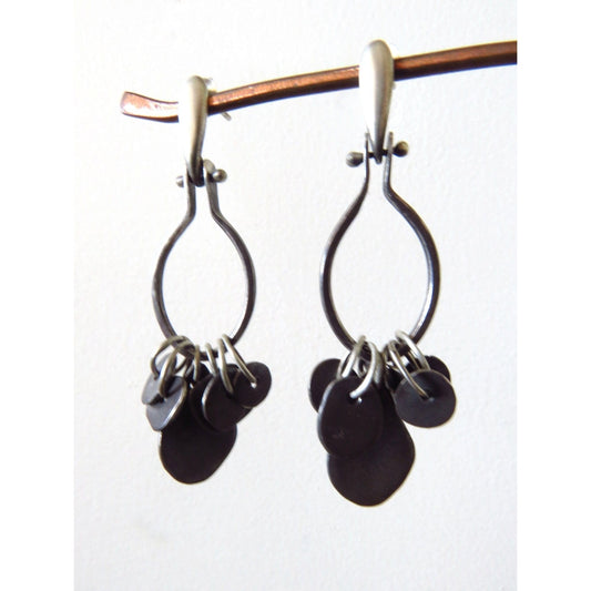 Earrings Budding Friendship Earring Dark Slate Gray