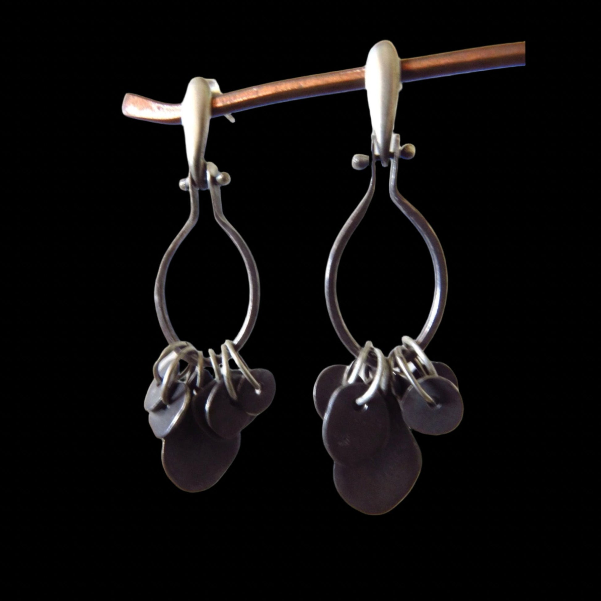 Earrings Budding Friendship Earring Dark Slate Gray