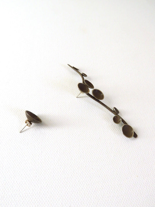 Earrings Round Trip Earrings White Smoke