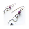 Earrings Tough as Nails Earring White Smoke