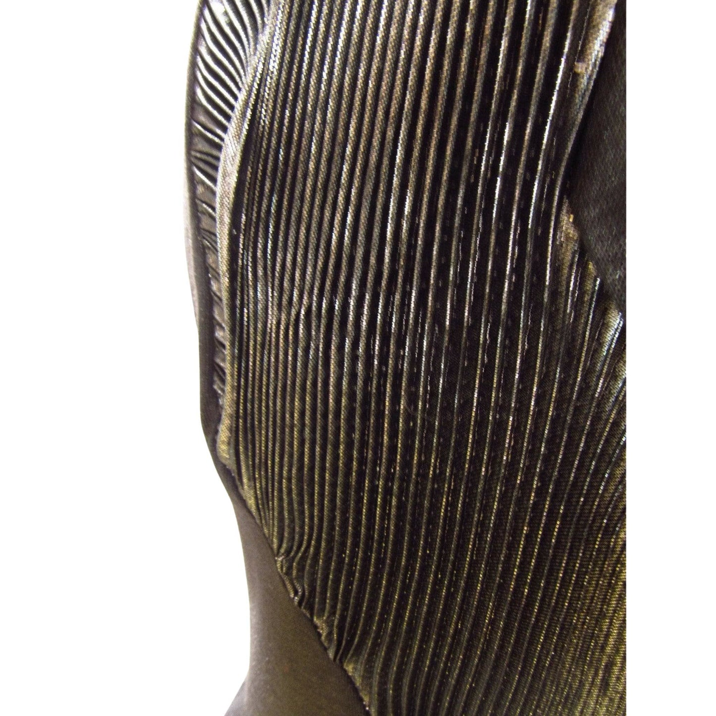 Hussein Chalayan Dresses 40 / Metallic / Polyester Hussein Chalayan Black and Silver Dress