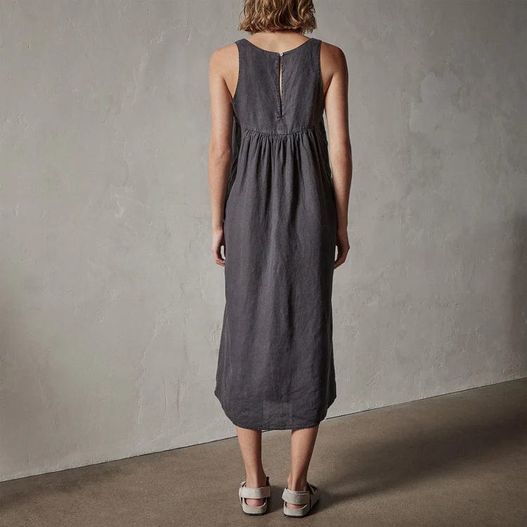 James Perse Dress James Perse Gathered Linen Dress