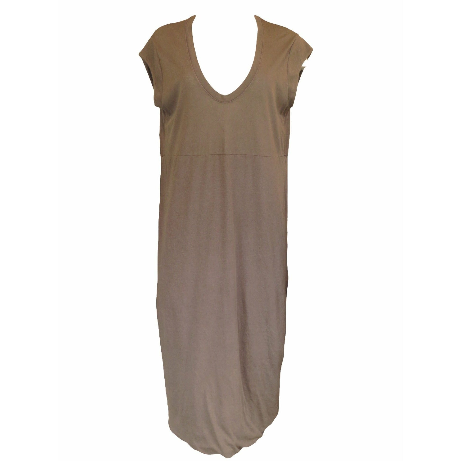 James Perse Deep V Double Layer Dress - Organic Cotton by James Perse | Anastasia Boutique James Perse Deep V Double Layer Dress - Organic Cotton by James Perse | Anastasia Boutique
