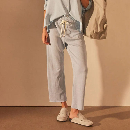 Pants James Perse French Terry Cutoff Sweatpant Rosy Brown