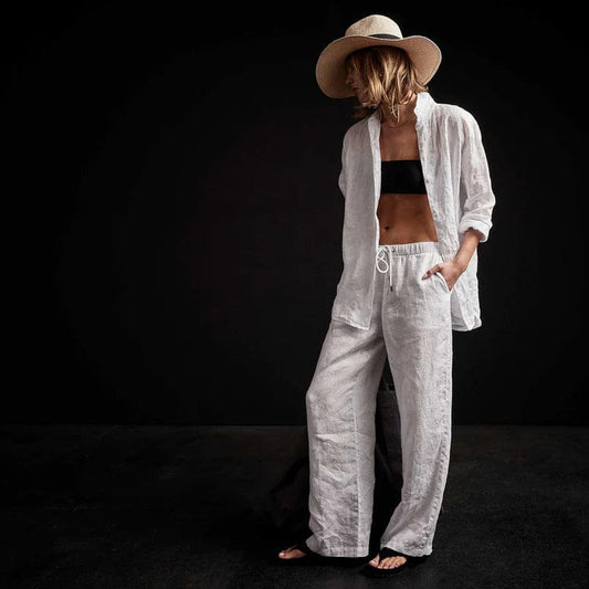 James Perse Linen Lounge Pant - Anastasia Boutique