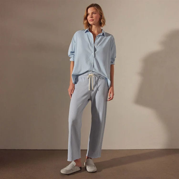 James Perse French Terry Cutoff Sweatpant - Lightweight Supima