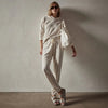 Pants James Perse French Terry Sweat Pant - Supima Cotton Classic Fit Dark Gray