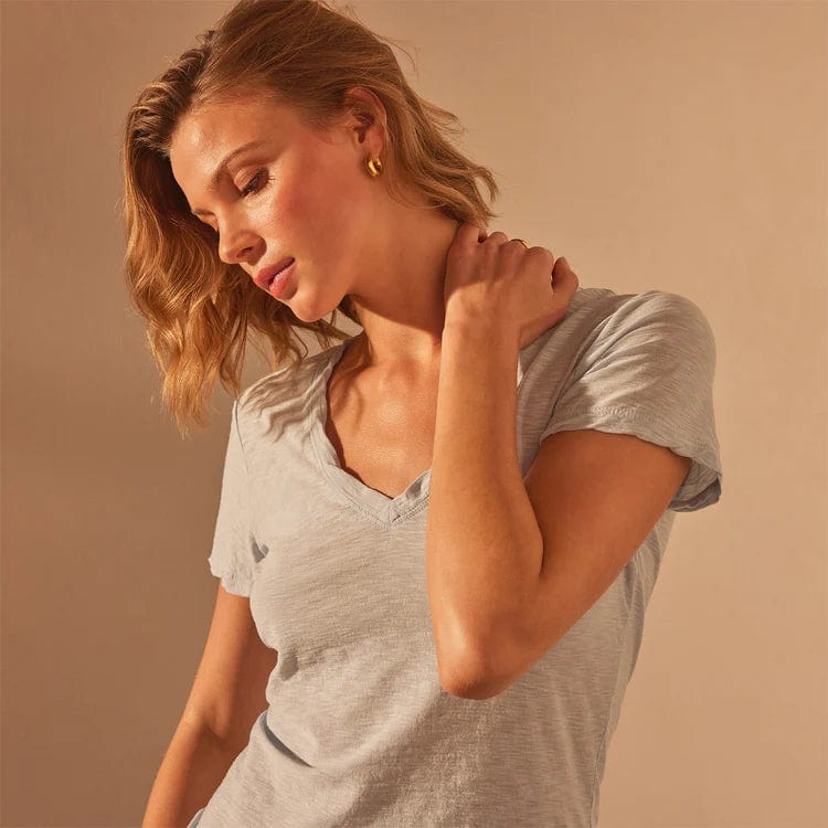 Shirts & Tops James Perse Casual V Neck Tee Rosy Brown