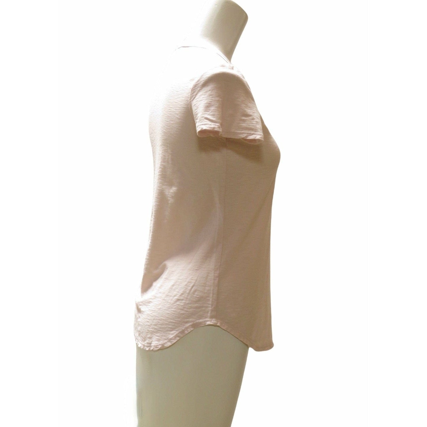 Shirts & Tops James Perse Sheer Slub Crew Neck Tee - Fitted Cotton Top White Smoke