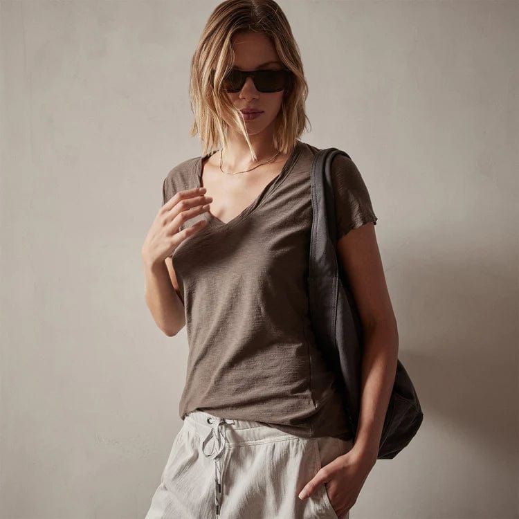 Shirts & TopsseotitleJames Perse Sheer Slub V Neck Teevendor
