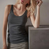 Shirts & Tops James Perse The Daily Tank - Ribbed Cotton Scoop Basic Dim Gray