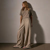 James Perse Womens Pants James Perse Lightweight Linen Wide Leg Pant