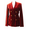 Coats & Jackets Jean Paul Gaultier Velvet Blazer - Rust Cotton Modal Jacket Black