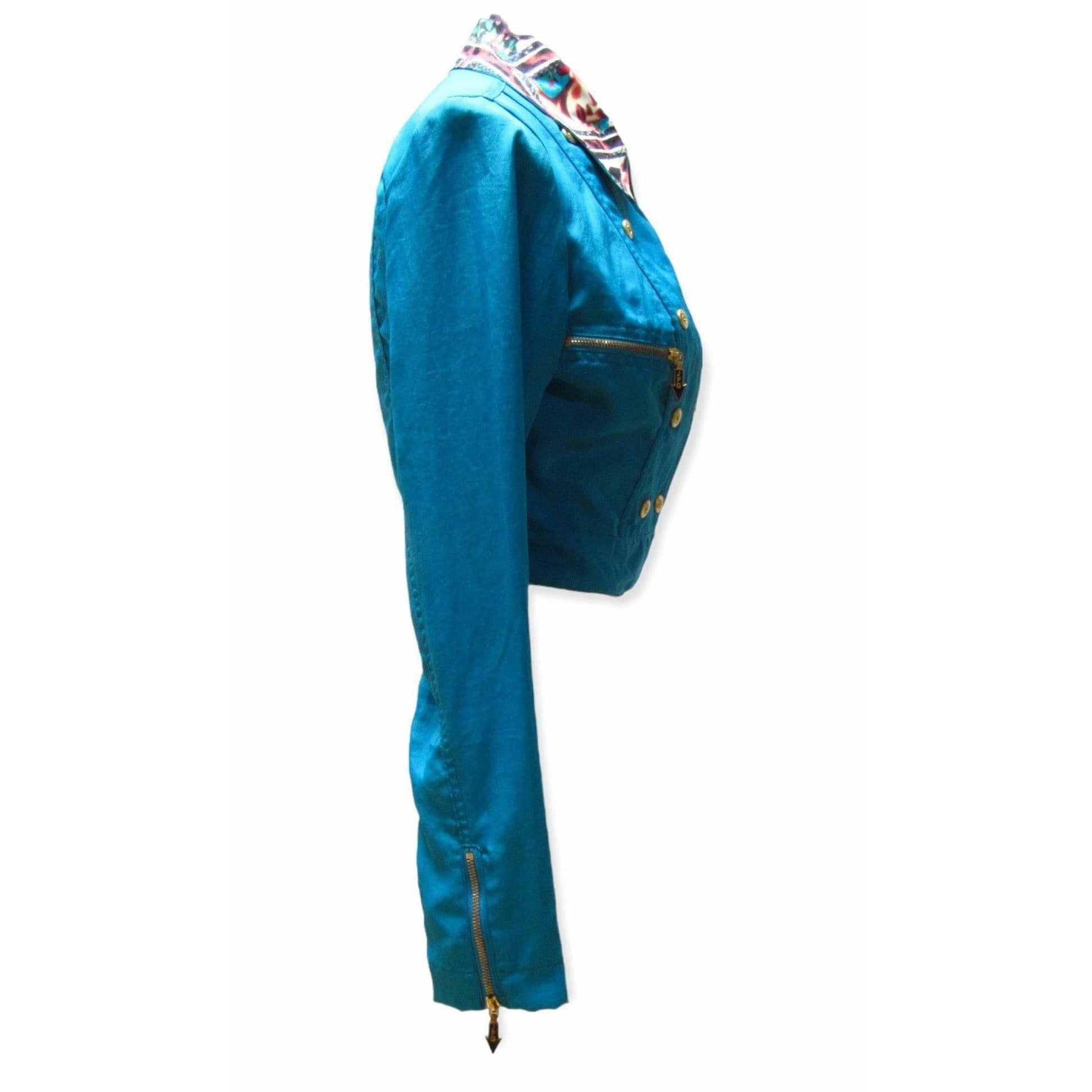 Coats & Jackets Jean Paul Gaultier Cropped Jacket White Smoke