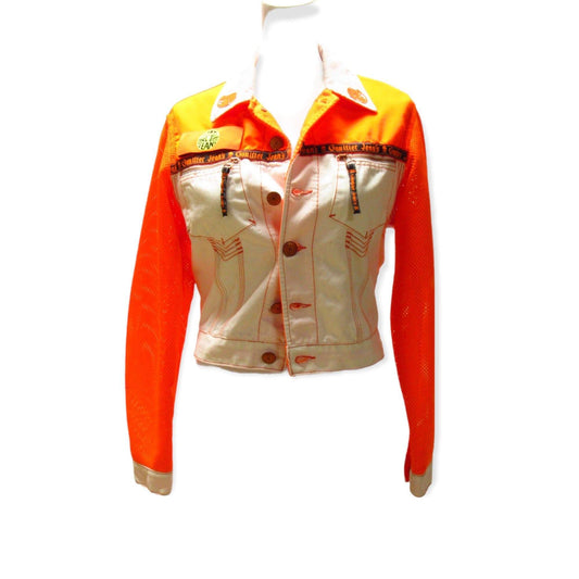 Jean Paul Gaultier Coats & Jackets XS / Orange & White Jean Paul Gaultier Jacket
