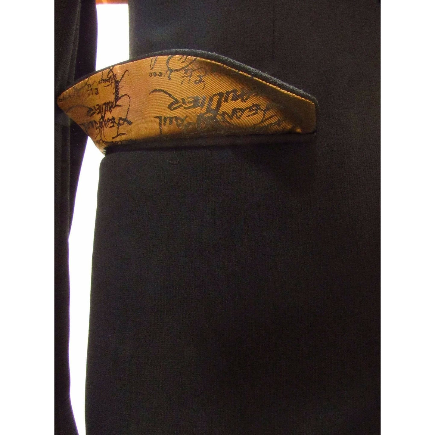 Dresses Jean Paul Gaultier Classique Tuxedo Dress - Black Wool Rayon Black