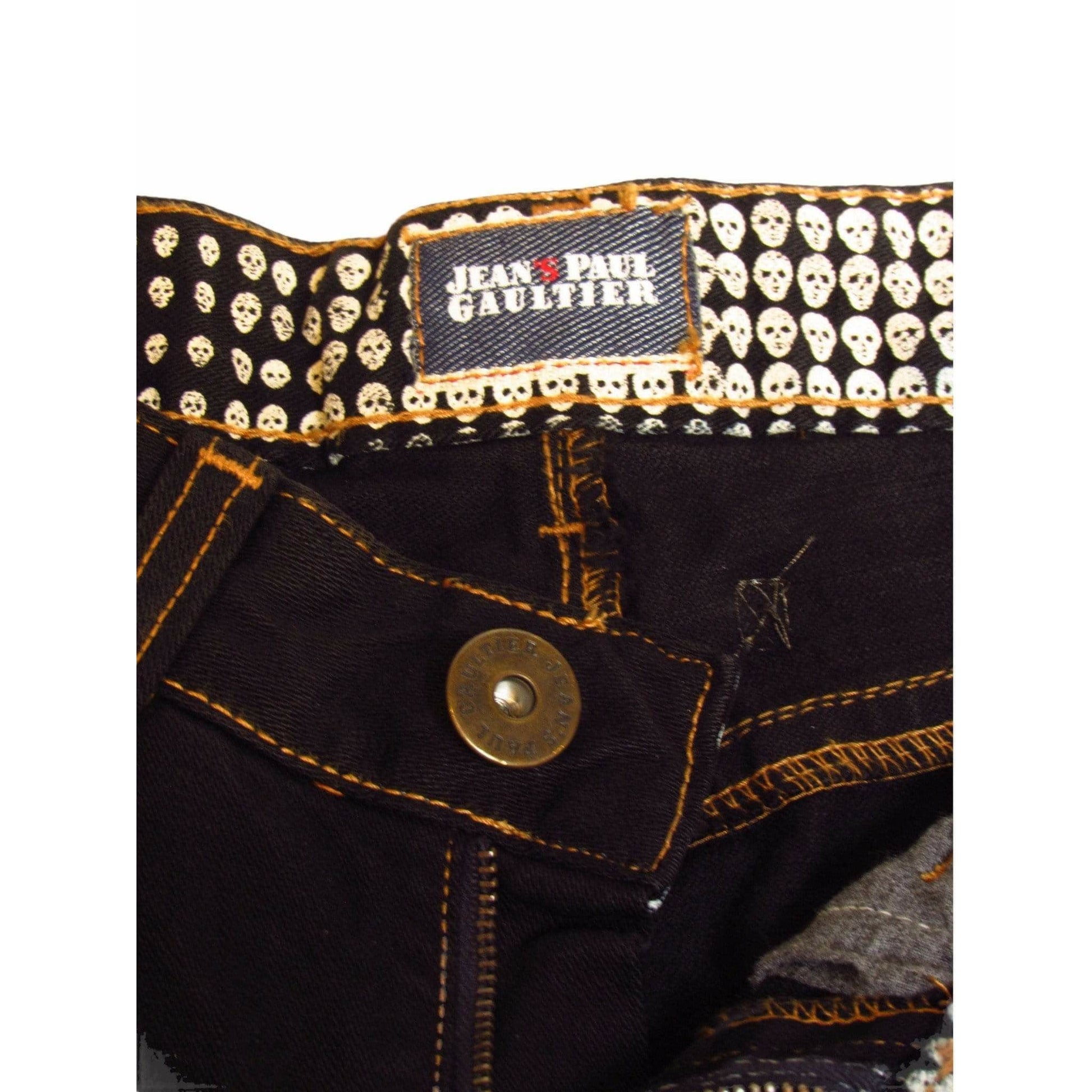 Jean Paul Gaultier Denim Pants Black