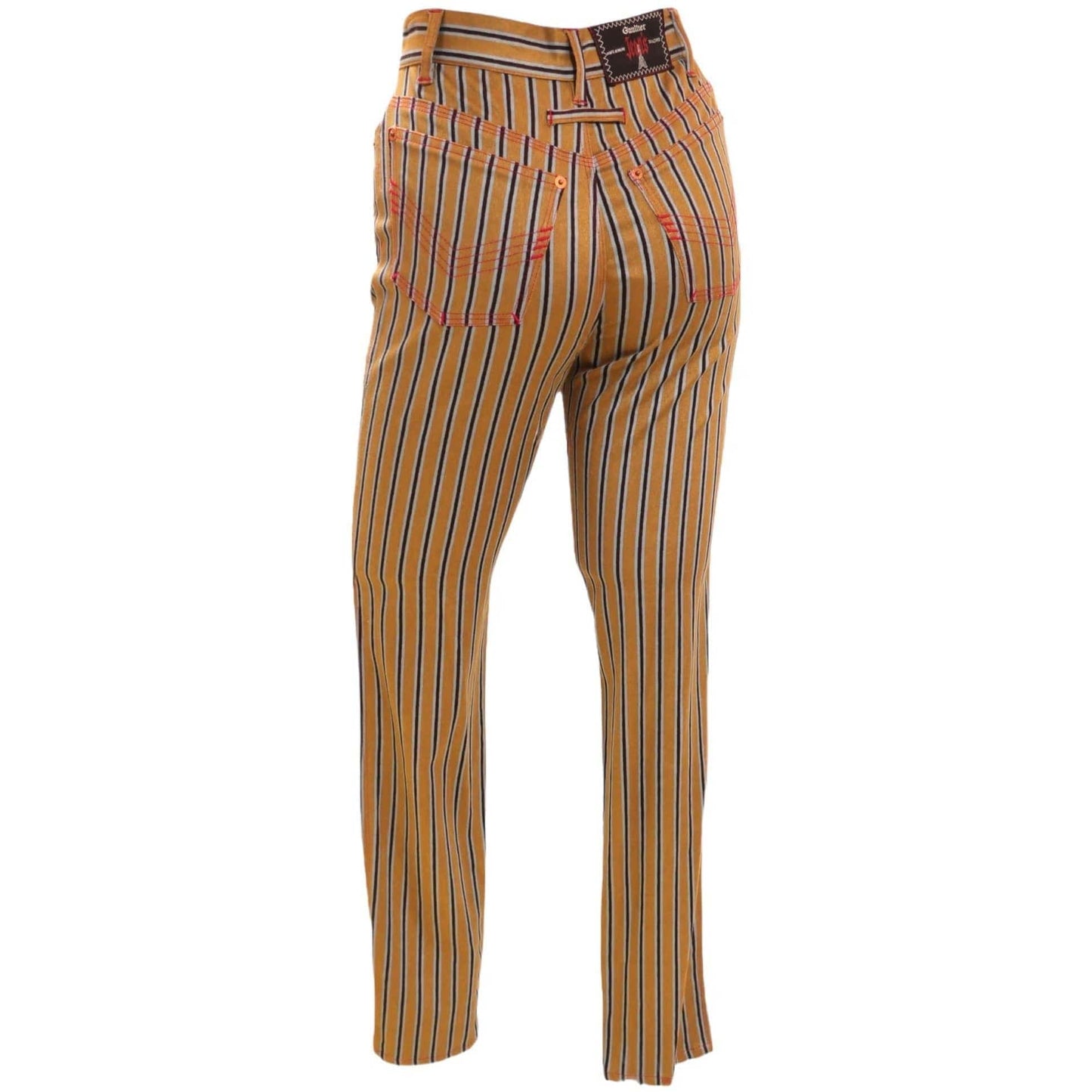 Pants Jean Paul Gaultier Striped Jeans White Smoke