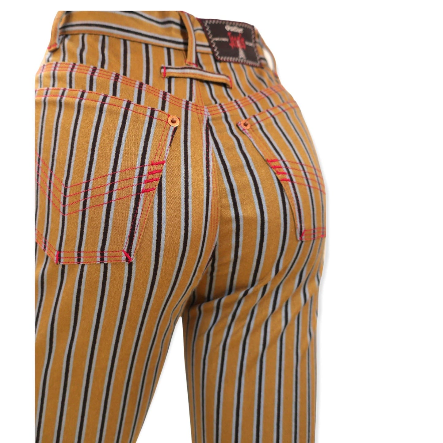 Pants Jean Paul Gaultier Striped Jeans Sienna