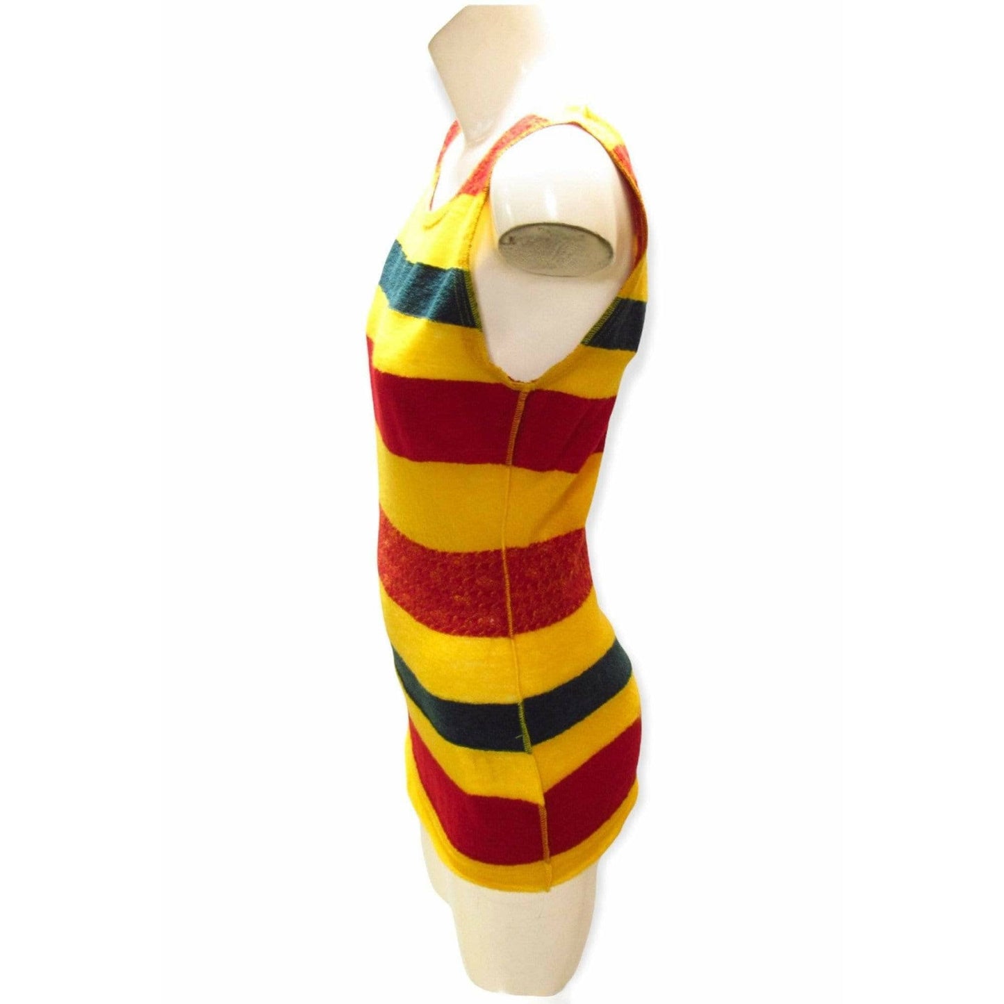 Shirts & Tops Junya Watanabe Striped Wool Tank Goldenrod