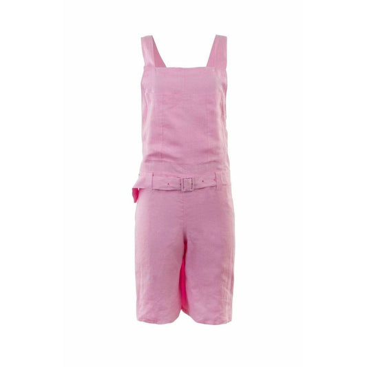 Shorts Junya Watanabe Pink Linen Short Overalls Rosy Brown