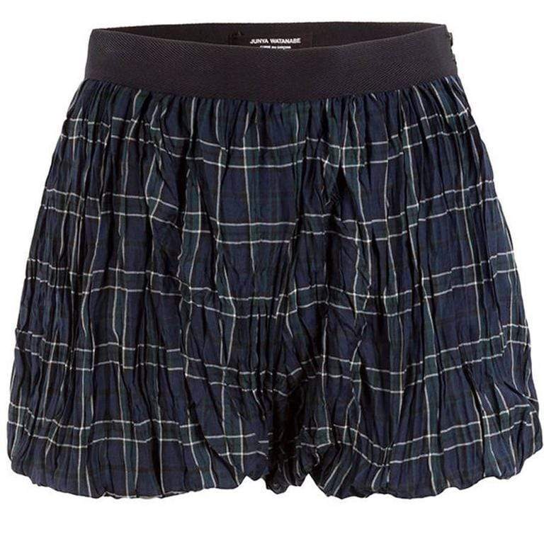 Junya Watanabe Plaid Shorts Dark Slate Gray