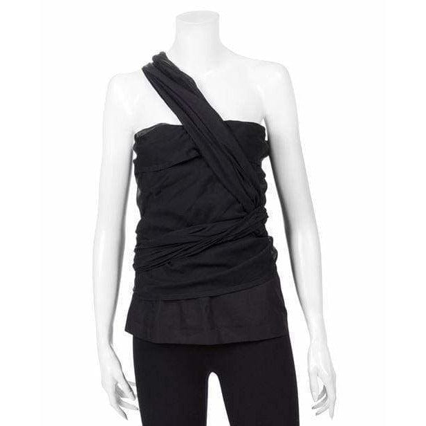 Womens Tops Kris Van Assche Bustier Top Black