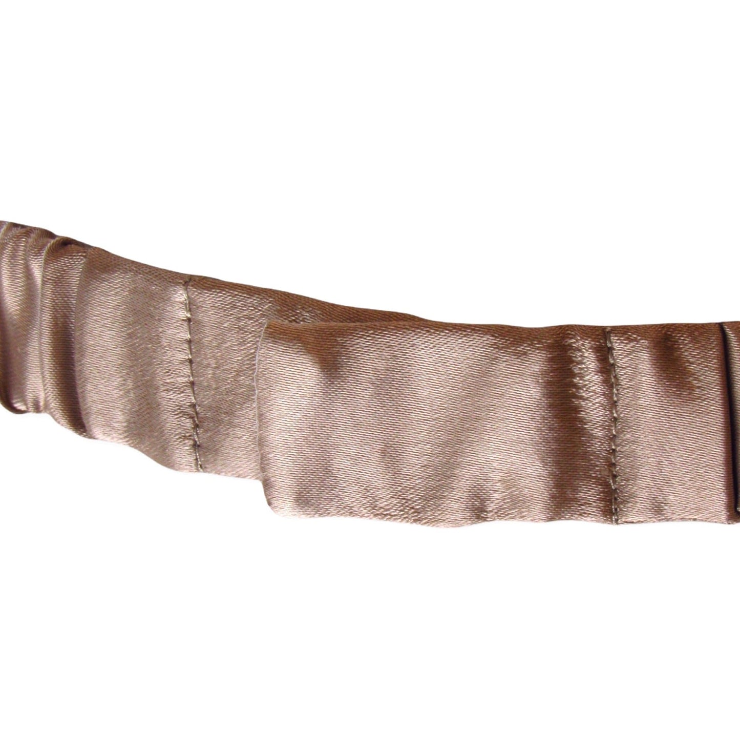 Belts Maison Martin Margiela Vintage Taupe Satin Cummerbund Rosy Brown