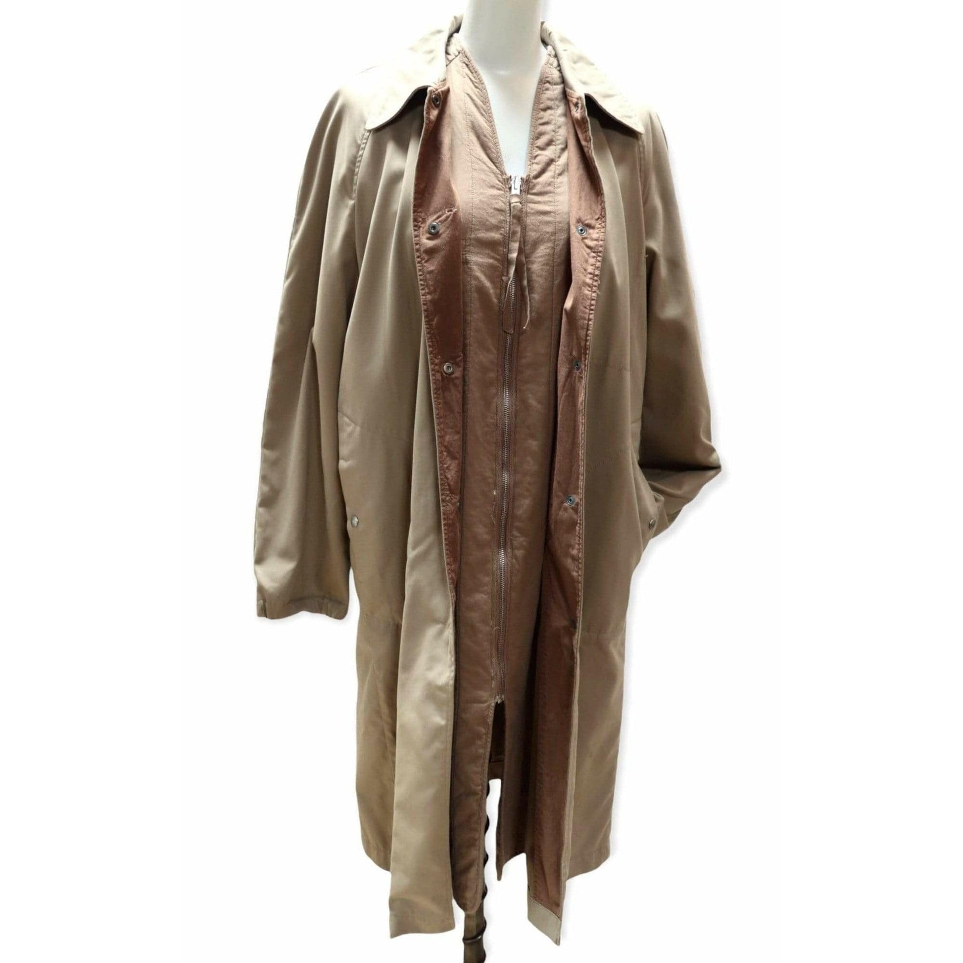 Coats & Jackets Maison Martin Margiela Double Layer Coat Dark Olive Green