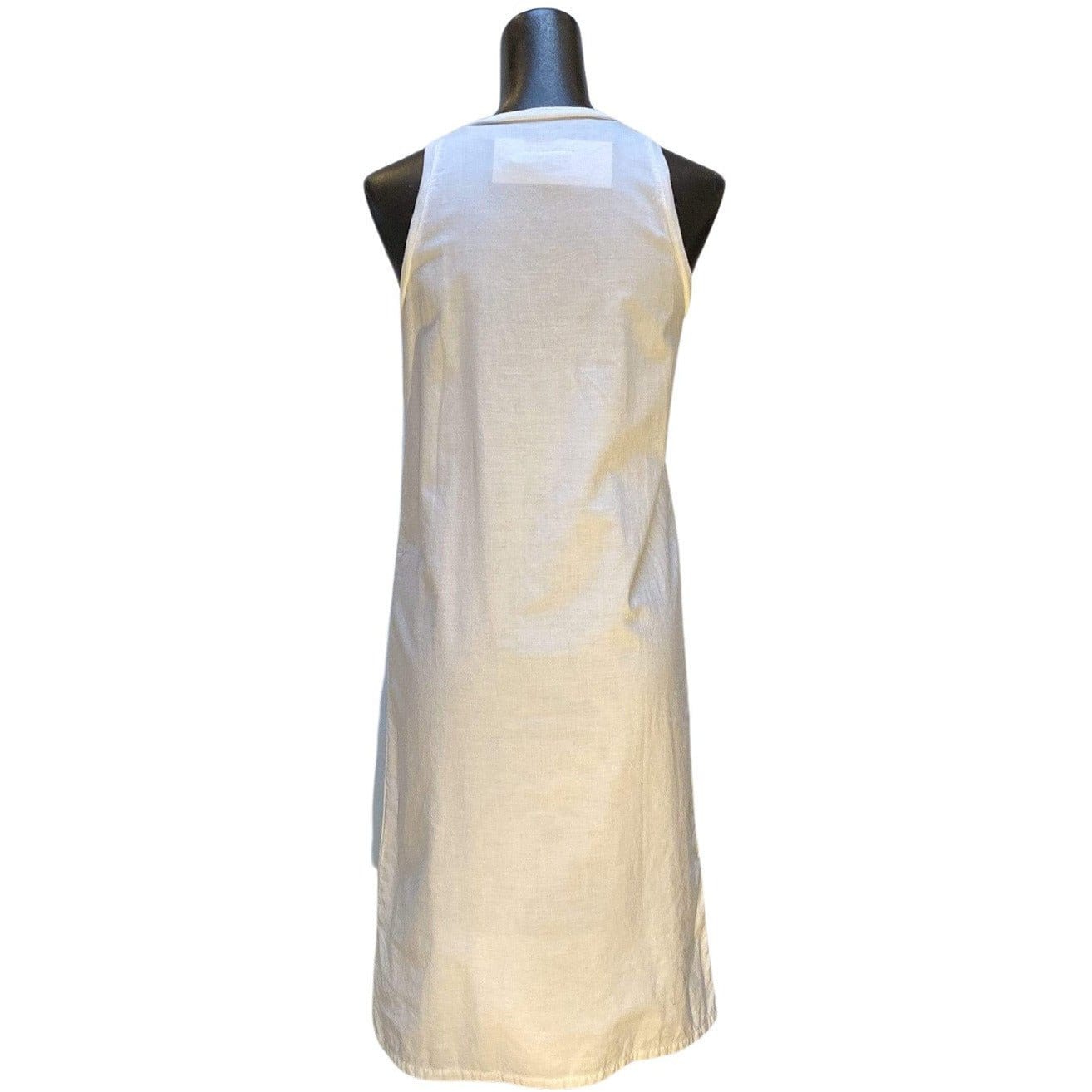 Maison Martin Margiela Long Tank Dress - Cotton Knee-Length White by Maison  Martin Margiela