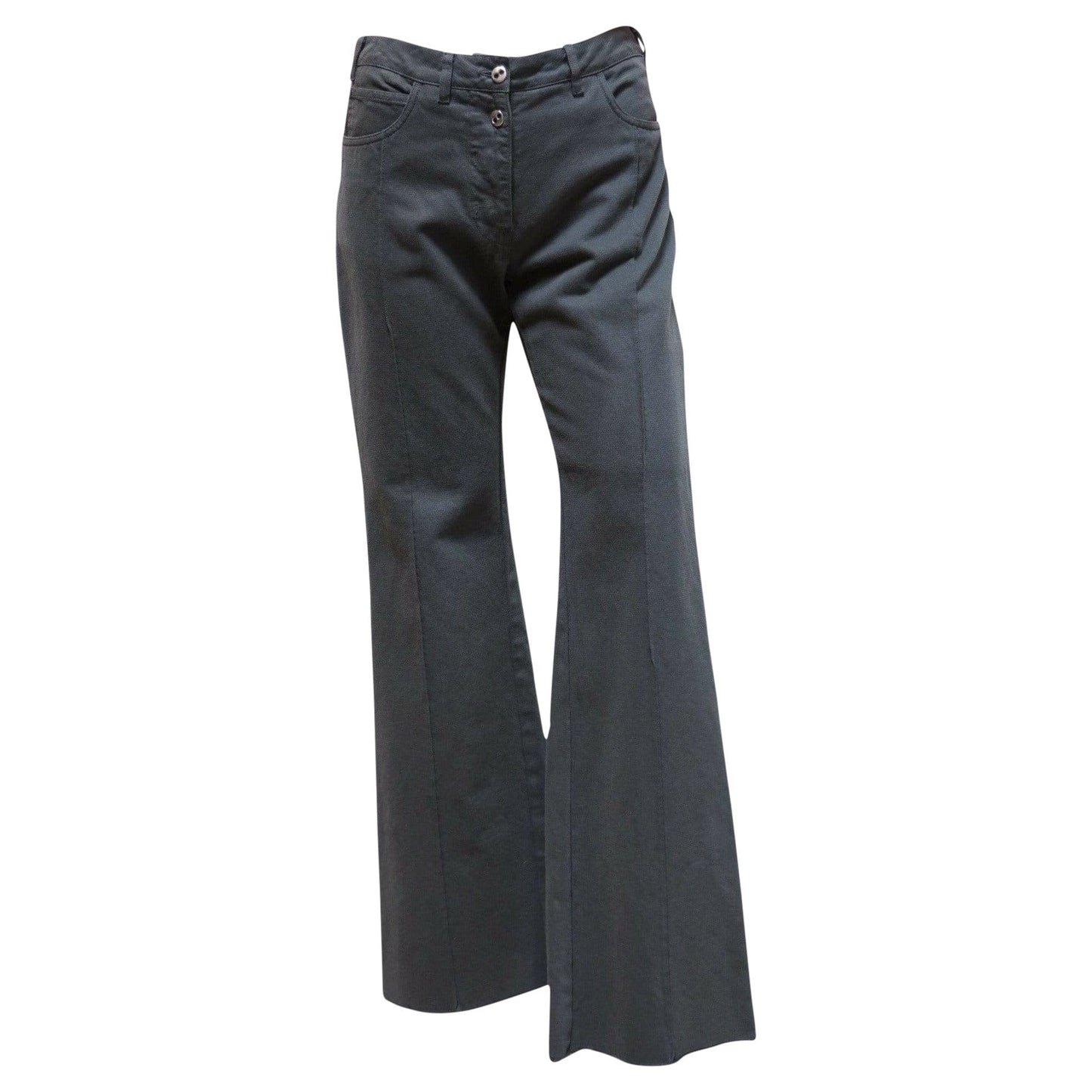 Pants Maison Martin Margiela High Cut Wide Leg Pant Dark Slate Gray
