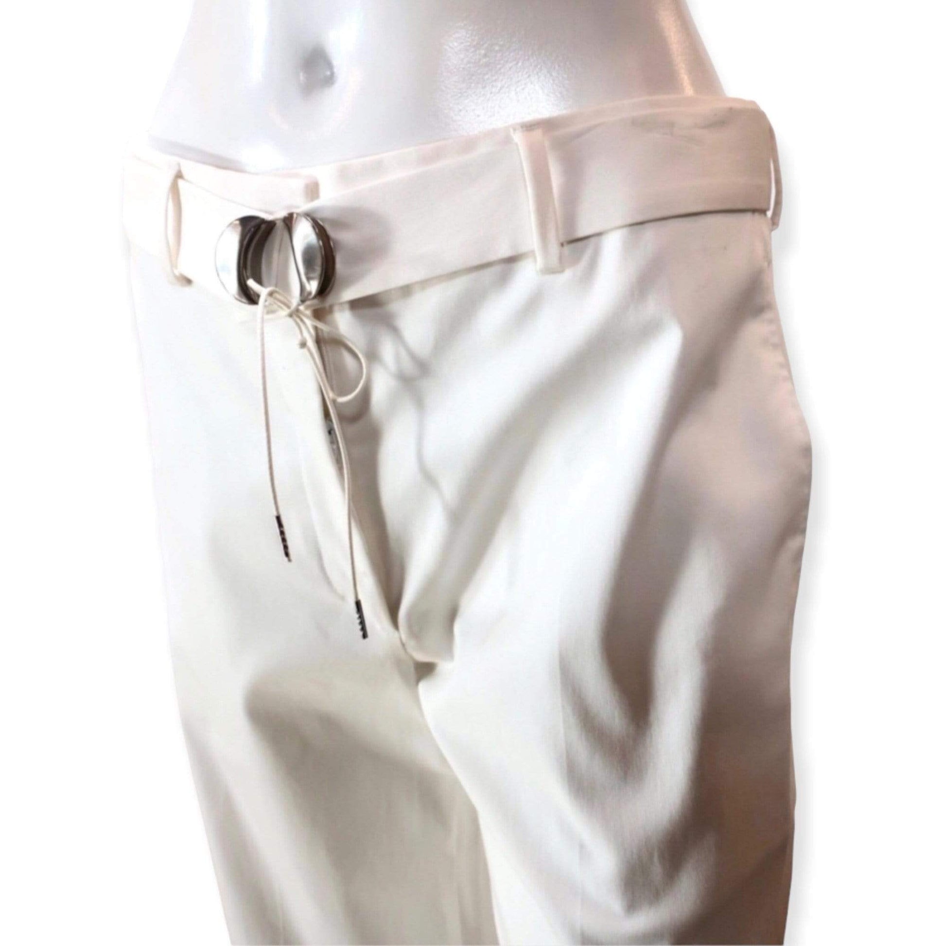 Pants Maison Martin Margiela Belted Straight Pant Light Gray