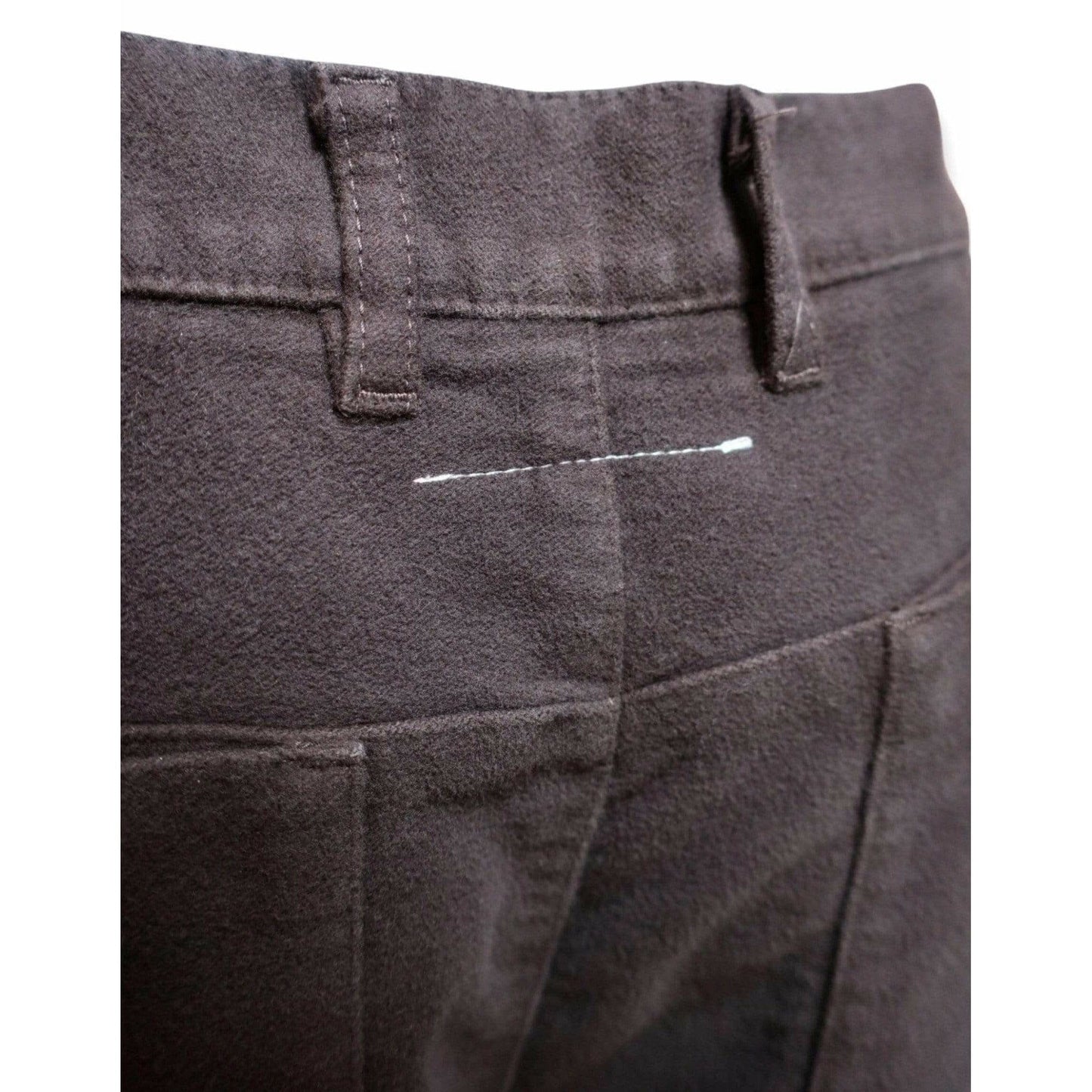 Maison Martin Margiela Pants Maison Martin Margiela Brown Flannel Pant