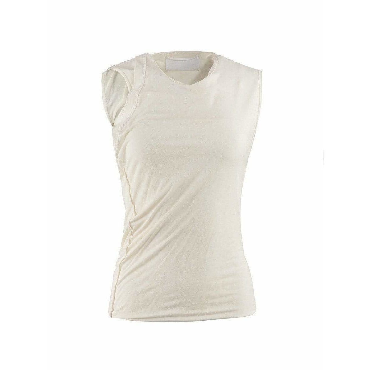 Maison Martin Margiela Shirts & Tops Small / White Maison Martin Margiela Twisted Sleeveless Top