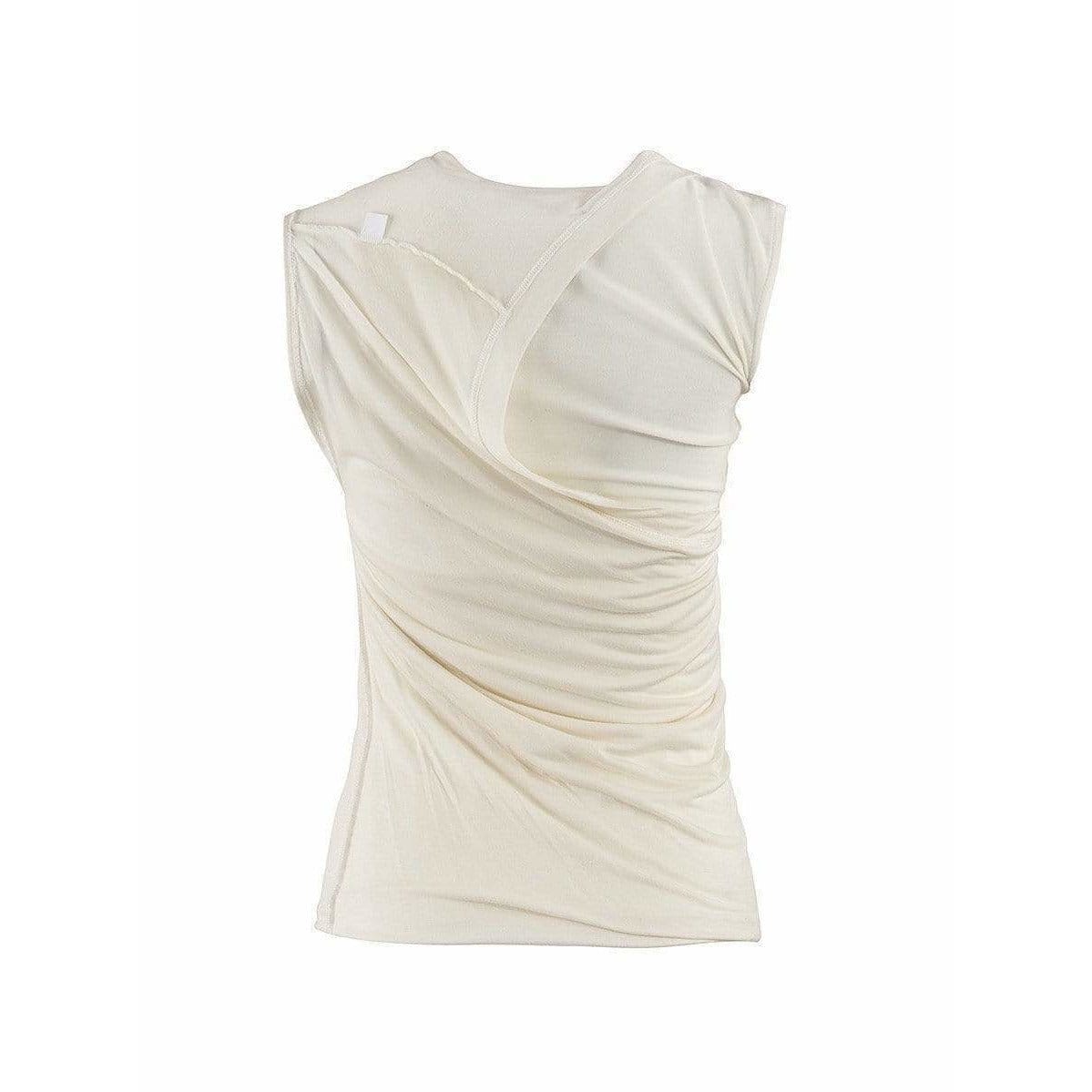 Maison Martin Margiela Shirts & Tops Small / White Maison Martin Margiela Twisted Sleeveless Top