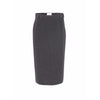 Skirts Maison Martin Margiela Belted Pencil Skirt - Wool Midi Grey Dark Slate Gray