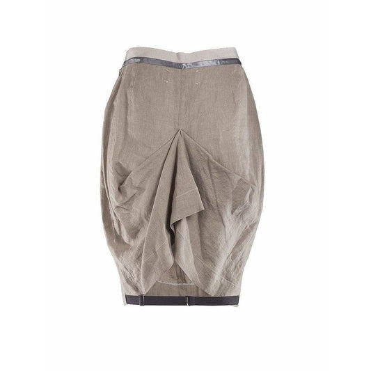Maison Martin Margiela Skirts Medium / Beige / Linen Maison Martin Margiela Iconic Reworked Skirt