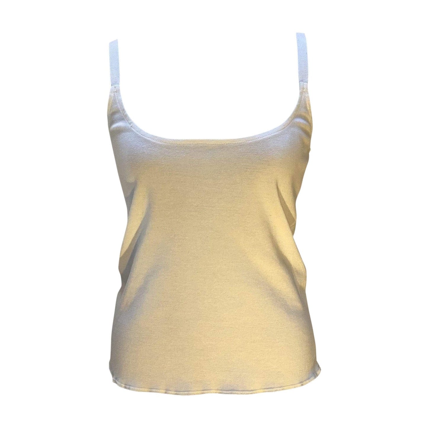 top Maison Martin Margiela Cotton Tank Top White Smoke