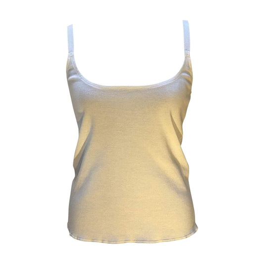 top Maison Martin Margiela Cotton Tank Top White Smoke