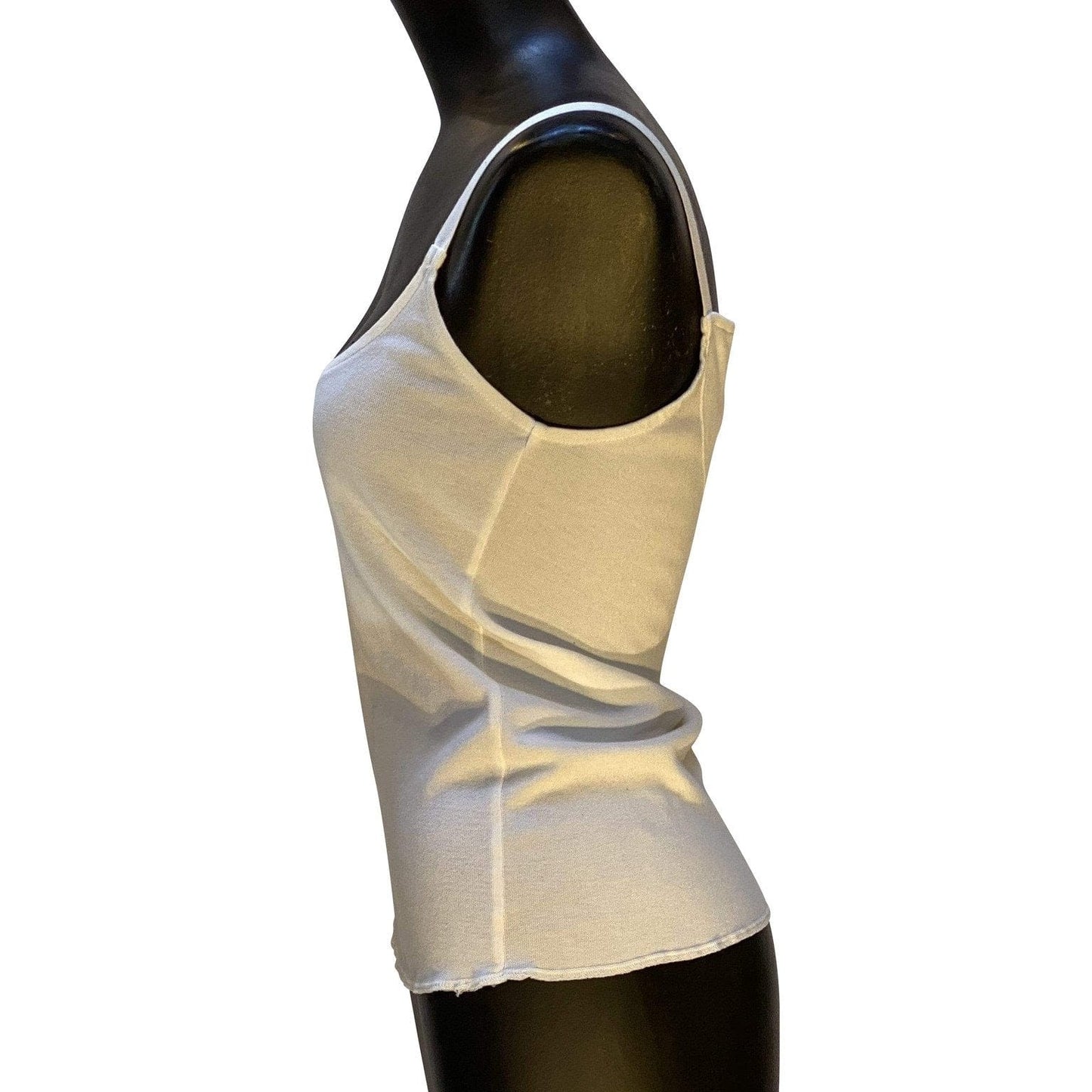 top Maison Martin Margiela Cotton Tank Top White Smoke