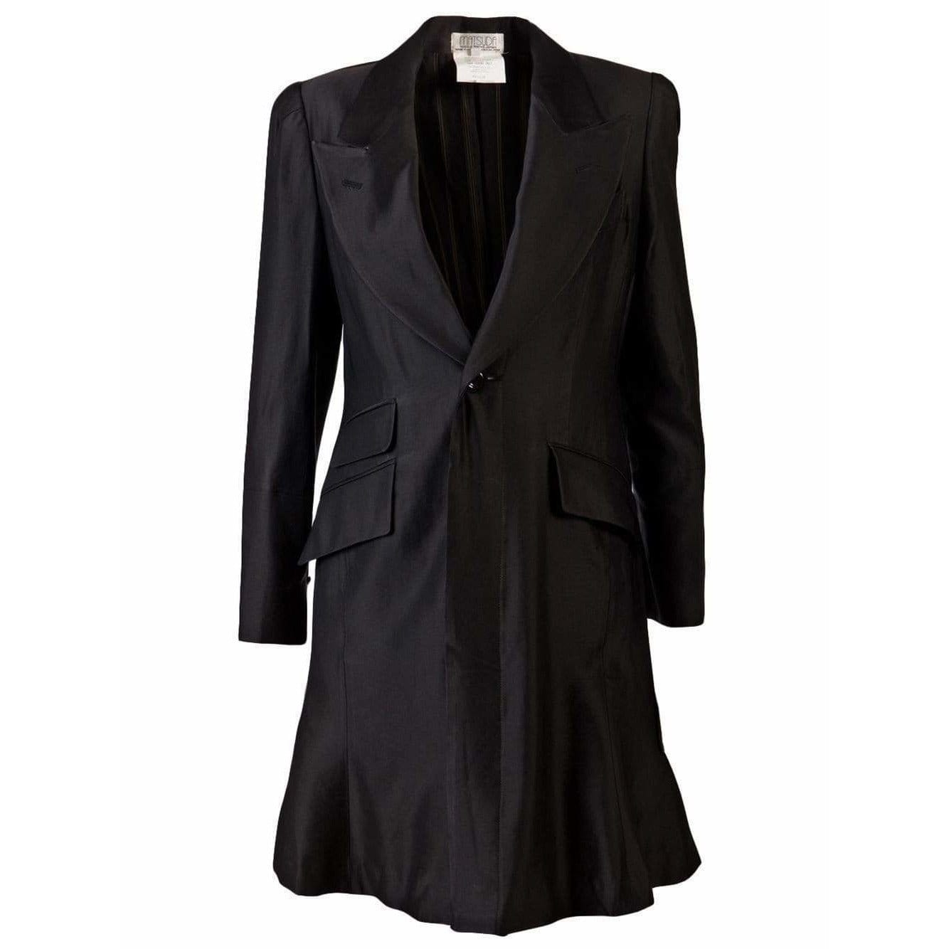 Matsuda Vintage Womens Jackets + Coats Black / IT 40 / Acetate and wool Matsuda Vintage Coat Dress